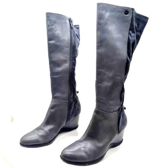 Elegant Calvin Klein Ilisa Sz 9 Gray Women's Boots E7298 - Picture 1 of 8